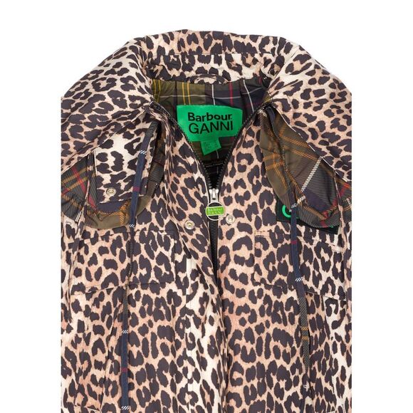 Barbour X Ganni Women Waterproof Parka Jacket - Picture 4 of 4